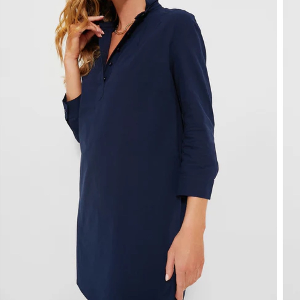 Pomander Place Navy Blue Polly Dress